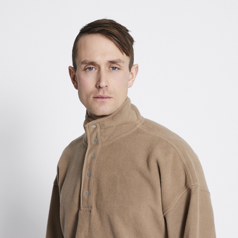 Fleece sweater "Fleece" Dk Beige